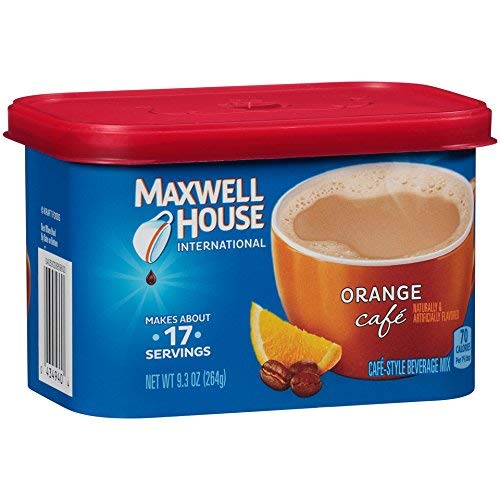 MAXWELL HOUSE International Coffee Orange Cafe, 9.3 Ounce