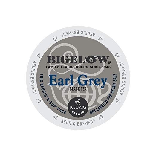 Bigelow Earl Grey Tea, 24-Count K-Cup Portion Pack for Keurig Brewers