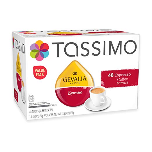 Gevalia 48-Count Espresso T DISC Value Pack for Tassimo Beverage System (1 Pack)