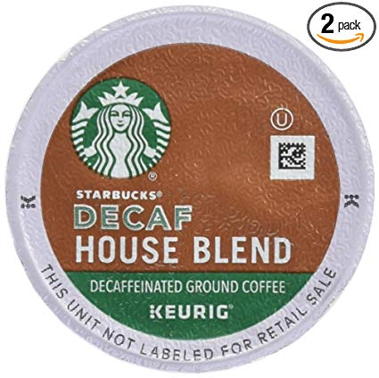 Starbucks Decaf House Blend Coffee K-Cups, 48 Count