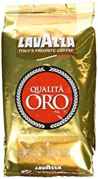 Lavazza Qualita Oro Italian Coffee Whole Beans 2.2 Pound - Pack of 2