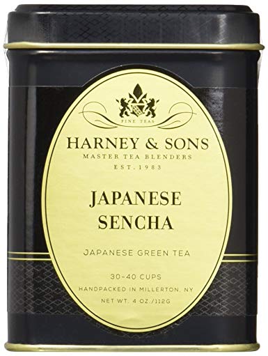 Harney & Sons Loose Leaf Green Tea, Japanese Sencha, 4 Ounce