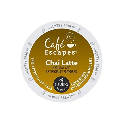 Chai Latte K-Cups, 96 Count by Cafe Escapes