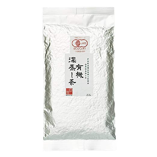 Ocha & Co. Premium Organic Japanese Fukamushi Deep-Steamed Sencha Loose Leaf Green Tea 100g 3.5oz.
