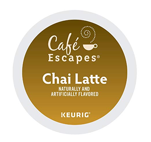 Cafe Escapes Chai Latte K-Cups, 11.7 oz, 96 Count