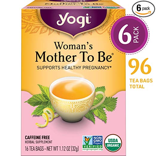 Yogi Tea - Woman's Mother To Be - Supports Healthy Pregnancy - 6 Pack, 96 Tea Bags Total