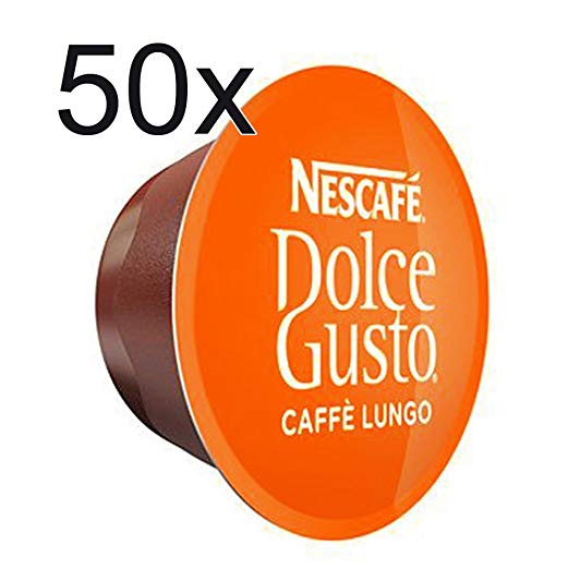 50 x Nescafe Dolce Gusto Coffee Capsules - Lungo