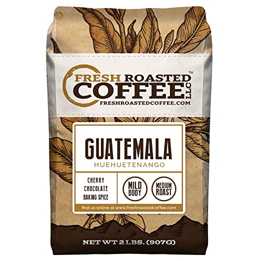 Guatemala Huehuetenango Coffee, Whole Bean, Fresh Roasted Coffee LLC (2 lb.)