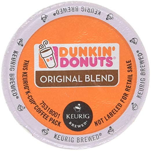 32 Count - Dunkin Donuts Original Flavor Coffee K-Cups For Keurig K Cup Brewers (2 boxes of 16 k cups)