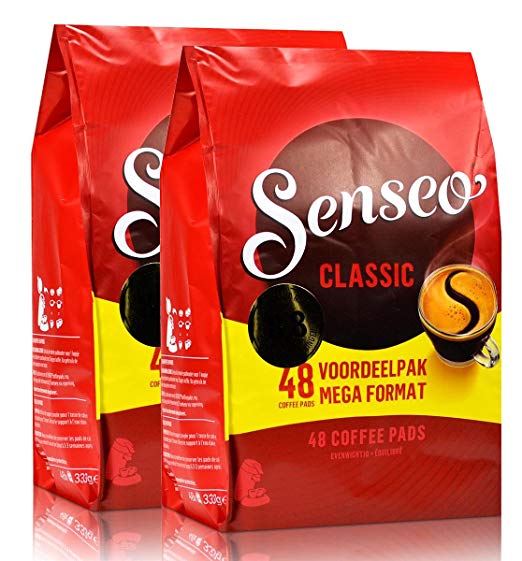 Senseo Regular / Classic Roast, New Design, Pack of 2, 2 X 48 Coffee Pods