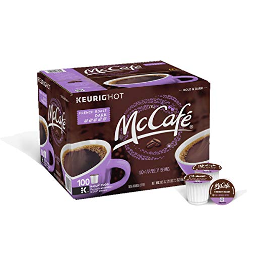 McCafe French Roast Coffee, K-CUP Pods, 100 Count