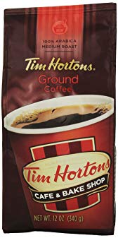 Tim Horton's 100% Arabica Medium Roast Original Blend Ground Coffee, 12 Ounce