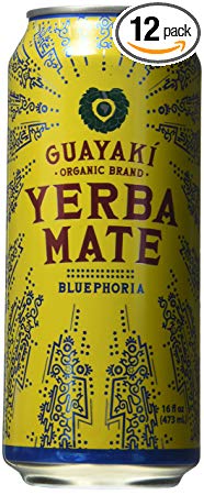 Organic Yerba Mate, Bluephoria, 16 Ounce (Pack of 12)