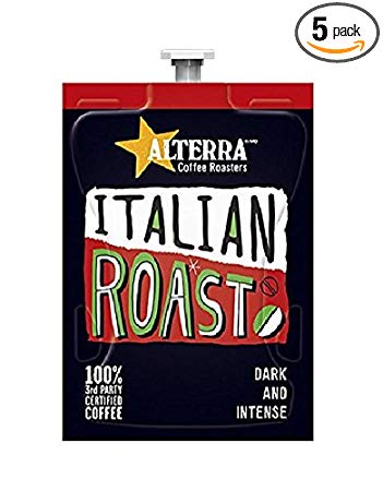 Flavia Alterra Coffee, Italian Roast, 20-Count Fresh Packs (Pack of 5)