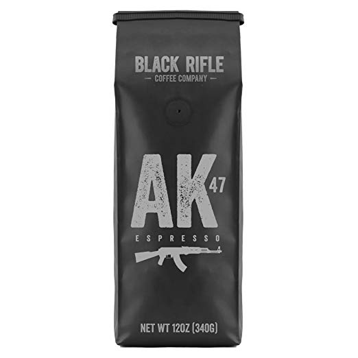 Black Rifle Coffee Company, AK-47 Coffee, Medium Roast, Ground 12 oz Bag
