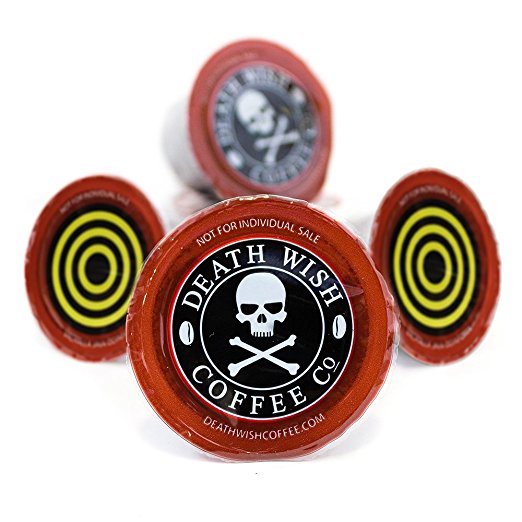 20 Count Death Wish Coffee and Valhalla Java Single Serve Bundle for Keurig K-Cup Brewers, Fair Trade and USDA Certified Organic - 10 Capsules of Each