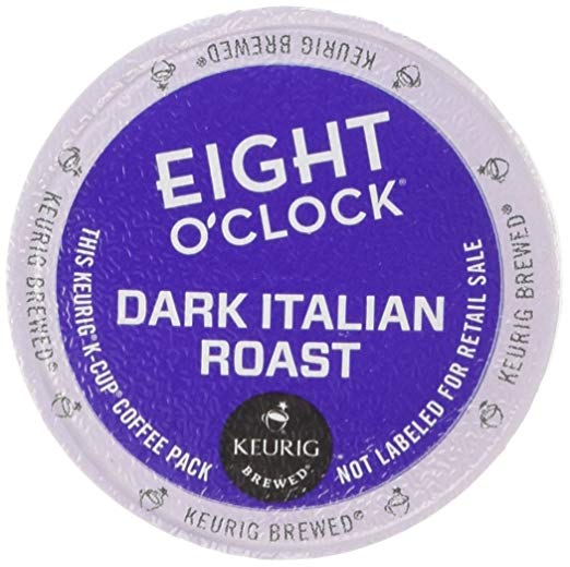 Keurig, Eight O'Clock Coffee, Dark Italian Roast, K-Cup packs, 24 Count