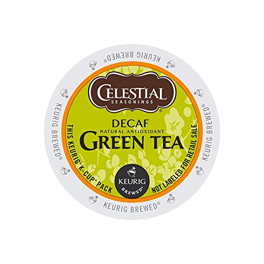 Celestial Seasonings DECAF Green Tea K-Cup 48 Count Case