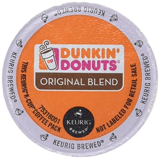 Dunkin Donuts Original Flavor Coffee K-Cups For Keurig K Cup Brewers (48 Count)