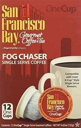 SAN FRANCISCO BAY FOG CHASER 24 ONE CUPS for Keurig K-Cup Brewers