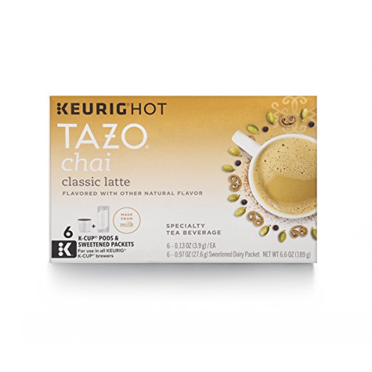 Tazo K-Cup for Keurig Brewers, Classic Chai Latte, 24 Count