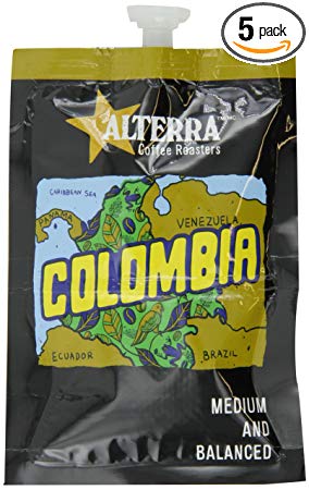 FLAVIA ALTERRA Coffee, Colombia, 20-Count Fresh Packs (Pack of 5)