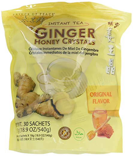 Prince of Peace Ginger Ginger Honey Crystals 30 (0.63 oz.) (a) - 2pc