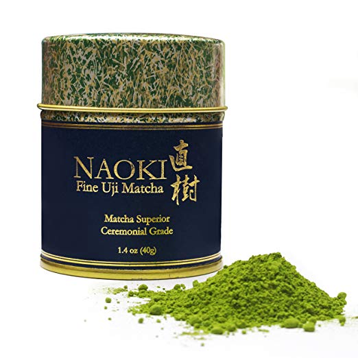 Authentic Naoki Matcha Green Tea Powder Superior Ceremonial Grade - Japanese 40g (1.4oz) - Experience and Gift The True Essence of Japanese Uji Matcha, Perfect for Restoring Focus, Vitality and Health