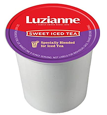 Luzianne Sweet Iced Tea, Single Serve Tea K-Cup, 12 Count