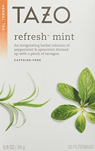 Tazo Tea, Refresh Mint, 20-Count (Package may vary, Pack of 3)