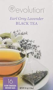 Revolution Tea Earl Grey Lavender Black Tea, 16 Count - 2 Pack