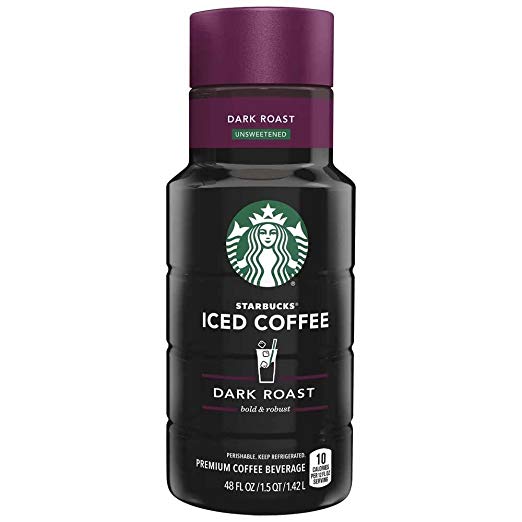 Starbucks Dark Roast Iced Coffee, 48 oz