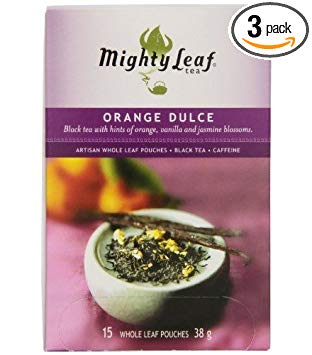 Mighty Leaf Tea Company - Orange Blossom (formerly Orange Dulce), (Pack of 3)