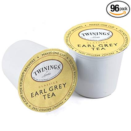 Twinings Earl Grey Tea Keurig K-Cups, 96 Count