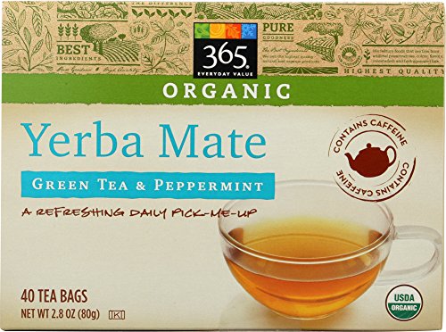 365 Everyday Value, Organic Yerba Mate with Green Tea & Peppermint , 40 ct