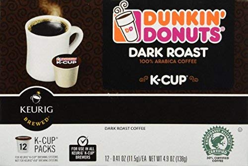 Dunkin Donuts K-cups Dark Roast - 72 K-cups