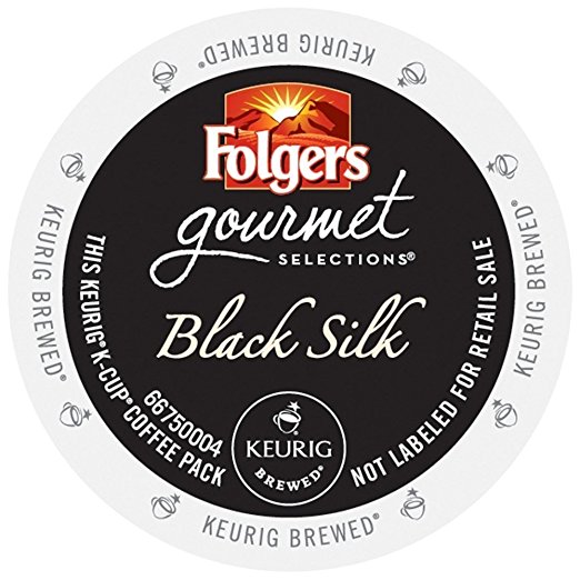 Folgers Gourmet Selections Coffee, Black Silk, for Keurig Brewing Systems (96 count)