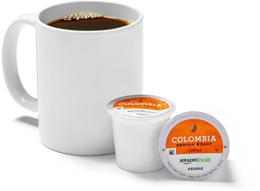 AmazonFresh 80 Ct. Coffee K-Cups, Colombia Medium Roast, Keurig Brewer Compatible