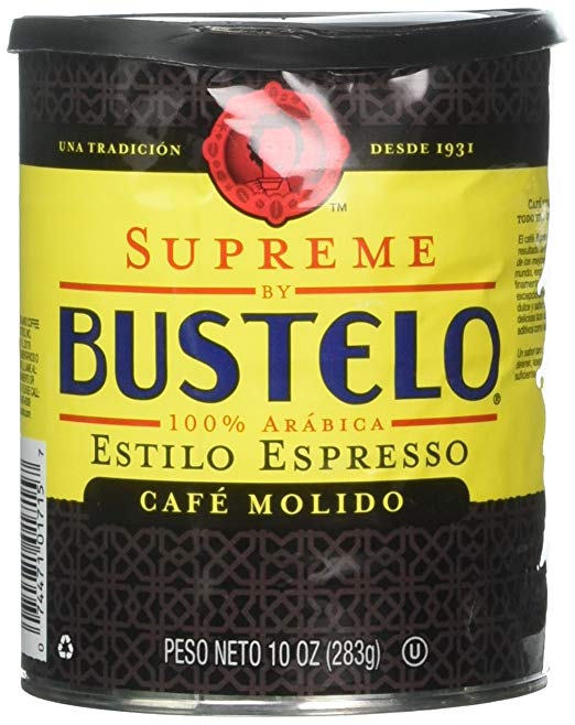 Supreme By Bustelos Espresso Coffee, 10 Ounce (Pack of 2)