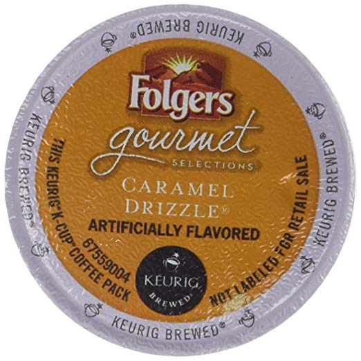 FOLGERS CARAMEL DRIZZLE K CUP COFFEE 48 COUNT by Folgers
