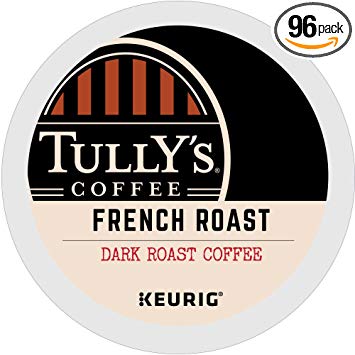 Tully's Coffee French Roast K-Cup for Keurig Brewers (Pack of 96)