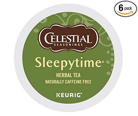 Celestial Seasonings Sleepytime Herbal Tea, Keurig K-Cups, 12 Count (Pack of 6)