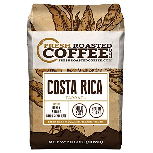 Costa Rica Tarrazu, Whole Bean, Fresh Roasted Coffee LLC (2 Lb.)