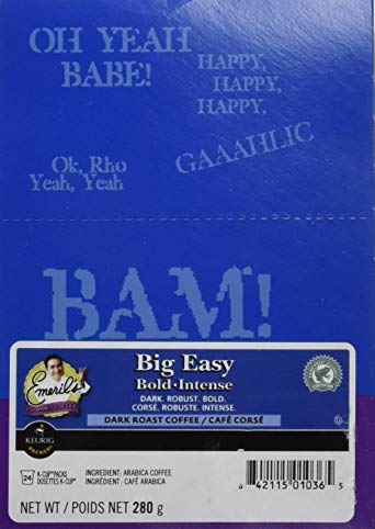 Emeril's K-cups, Big Easy Bold, 24 Count Box (Pack of 2)