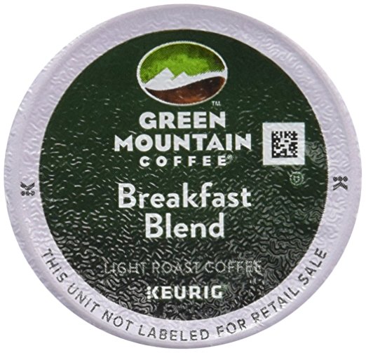 Green Mountain Coffee Breakfast Blend, K-Cup Portion Pack for Keurig K-Cup Brewers - 48 Count