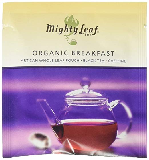 Mighty Leaf Organic Breakfast Tea, 100 Tea Pouches