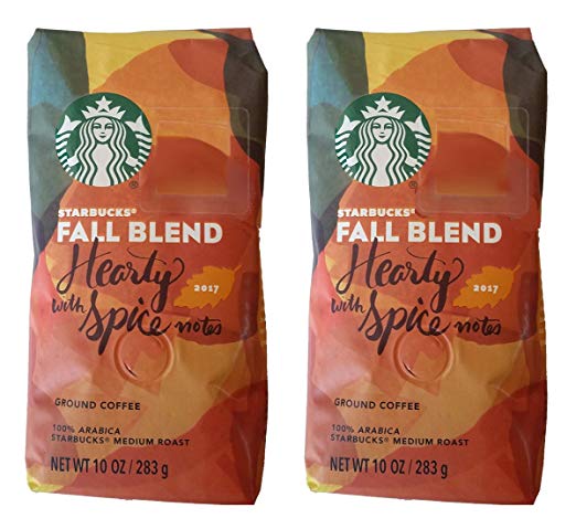 Starbucks Fall Blend, Ground, 10 ounce bag (Pack of 2)