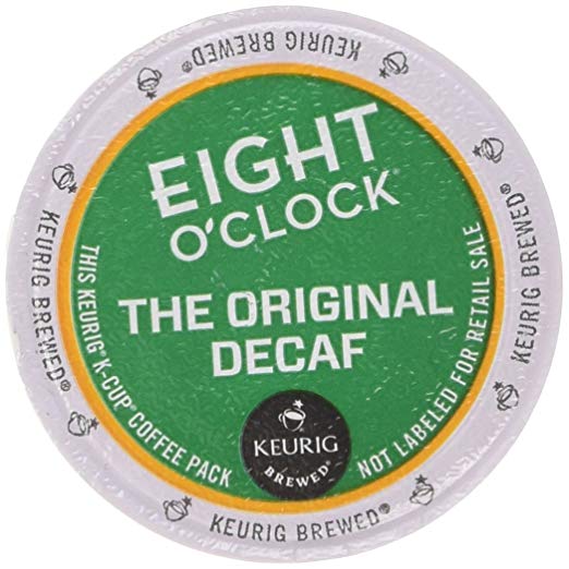 Eight O'Clock Original Decaf Coffee Keurig K-Cups, 18 Count