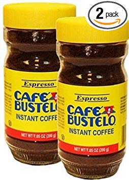 Bustelo Instant Coffee. Large 7.05 oz glass jar. Pack of 2