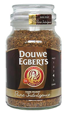 Douwe Egberts Pure Indulgence Instant Coffee in Jar, Dark Roast, 7.05-Ounce, 200 gram